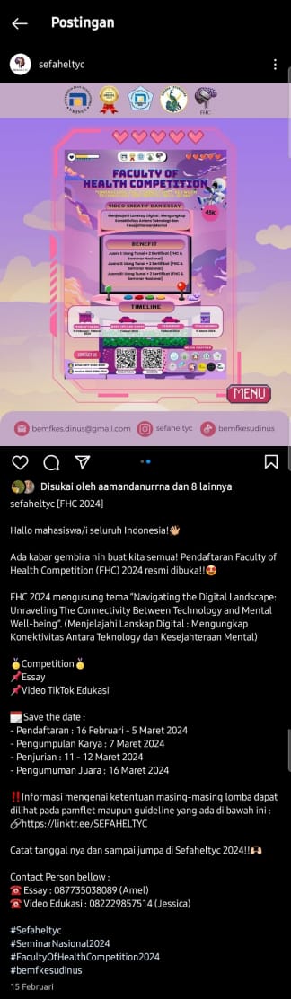 FACULTY HEALTH COMPETITION
